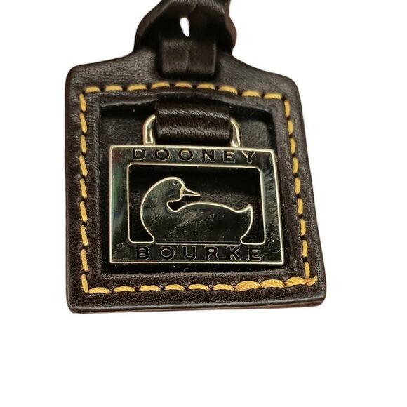 Dooney and Bourke Brown Red Faux Crocodile Embossed Small Mini Crossbody Purse - Picture 4 of 16